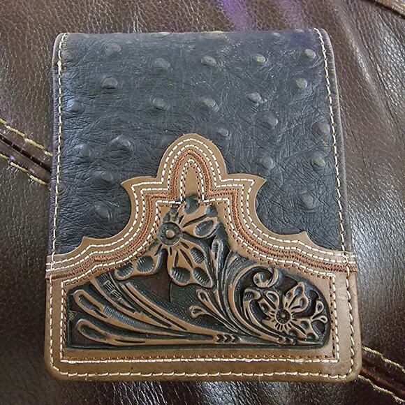 Cody James Leather Billfold Wallet Men's Brown NEW - Picture 3 of 10